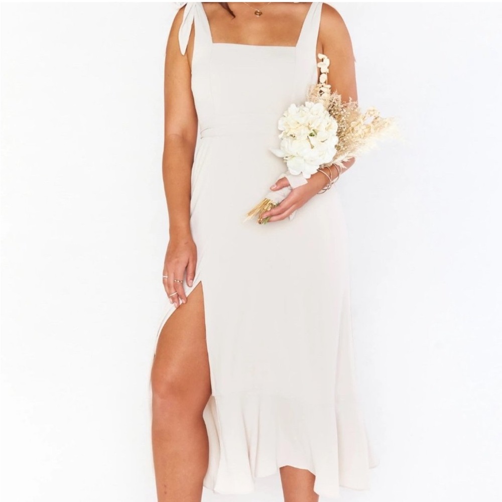 White Bow Dress